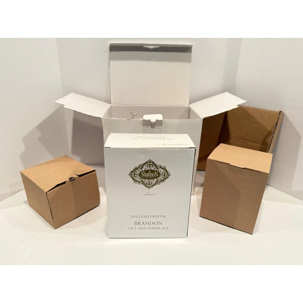 Godinger Shannon Crystal 4 Piece Serving Set Boxed